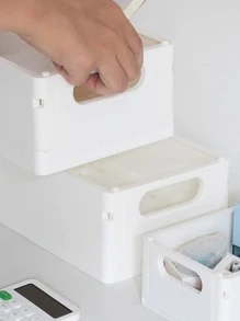 1pc Foldable Desktop Storage Basket