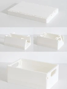 1pc Foldable Desktop Storage Basket