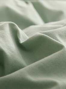 Set sábana bajera sin relleno liso - Verde - Ver 5