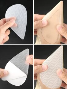 2入組質感紋理壓花防滑鞋墊 - 無色 - 查看 6