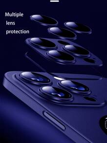 Funda magnética anticaída para teléfono compatible con iPhone 15/15Pro/15Plus/15Promax - Azul - Ver 4