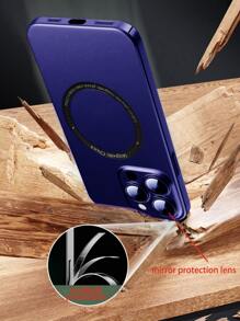 Funda magnética anticaída para teléfono compatible con iPhone 15/15Pro/15Plus/15Promax - Azul - Ver 6