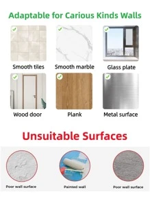 1pc Stainless Steel Wall Hook - Grey - View 4