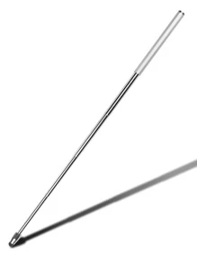 1 pieza Bolígrafo stylus retractable universal Activo pantalla táctil compatible con IOS & Android - Plateado - Ver 2