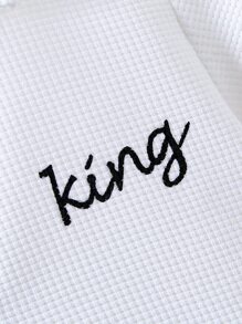 小男童字母圖案POLO衫