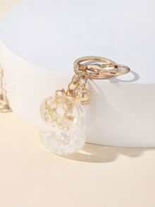 Móc khóa chữ cái & tua rua - Nhiều màu - Xem 1