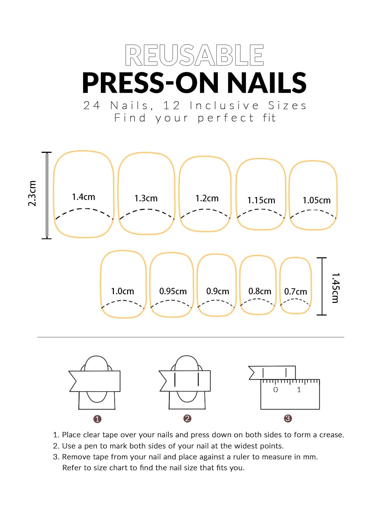 24 pièces Faux Ongles Améliorer Votre Look Avec long Carré Rouge Français Avec Motif Cœur & 1 Pièce Lime À Ongles & 1 Feuille De Ruban À Ongles - Vieux Rose - Voir 4