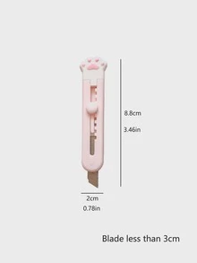 1 pieza Cúter con diseño de pata - Rosa - Ver 2