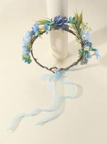 Banda de pelo con diseño de flor - Multicolor - Ver 2