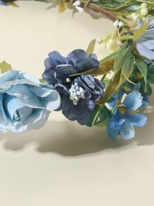 Banda de pelo con diseño de flor - Multicolor - Ver 3