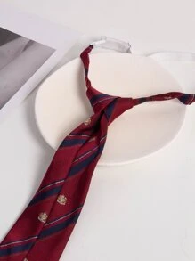 Cà Vạt Sọc & In Hoa - Nhiều màu - Xem 3