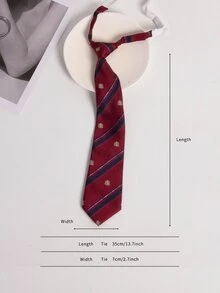 Cà Vạt Sọc & In Hoa - Nhiều màu - Xem 4