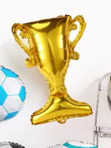 1 pieza globo en forma de trofeo - Dorado - Ver 1