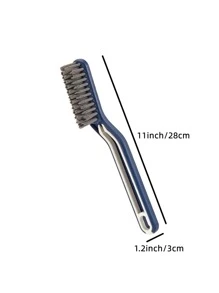 1pc Multifunction Crevice Cleaning Brush - Blue - View 2