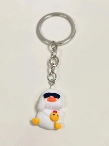 Móc khóa quyến rũ vịt hoạt hình - Nhiều màu - Xem 2
