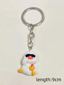 Móc khóa quyến rũ vịt hoạt hình - Nhiều màu - Xem 3