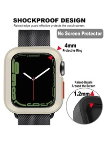 Plain Case Compatible With Apple Watch - Champagne - View 4