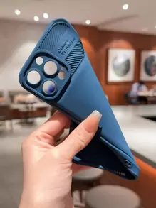 Men's Textured Phone Case - Blue - View 3