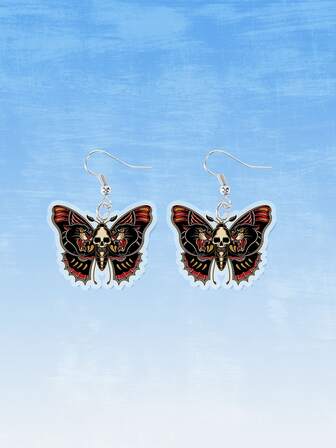 SNAP SUPPLY11 Butterfly Drop Earrings