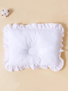 momscare 1pc Baby Ruffle Trim Pillow - White - View 1