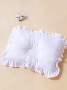 momscare 1pc Baby Ruffle Trim Pillow - White - View 3