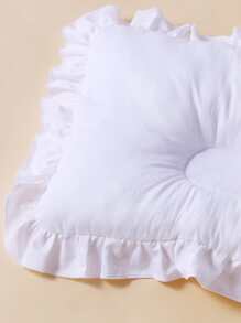 momscare 1pc Baby Ruffle Trim Pillow - White - View 4
