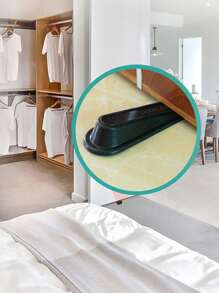 1pc Silicone Door Stop - Black - View 2