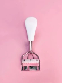 1入組睫毛夾和5入組替換裝帶睫毛梳化妝工具耐用睫毛夾適合通用眼睛形狀輕鬆安全地獲得持久捲曲 - 白色 - 查看 3