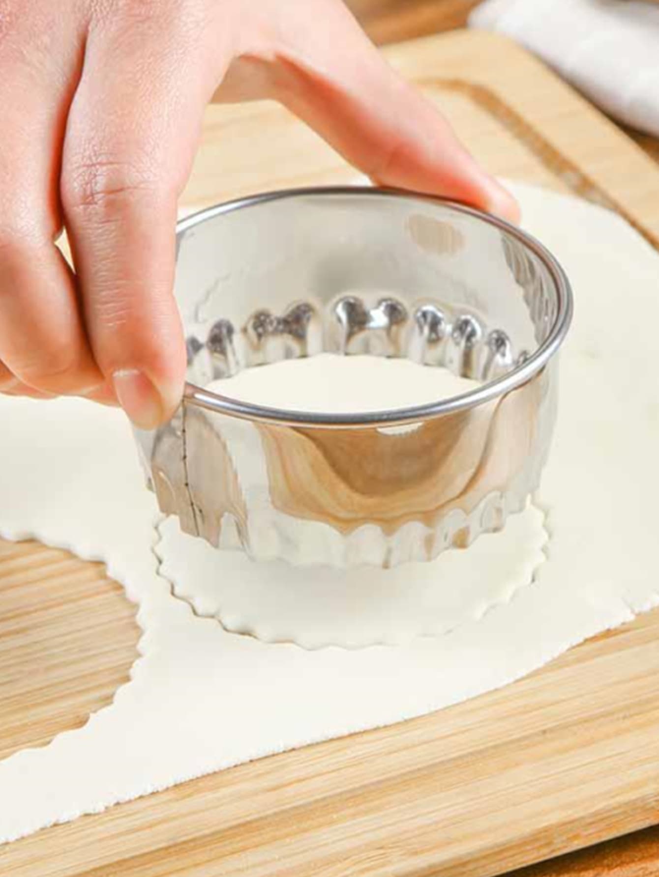 1入組不銹鋼餃子模具 - 銀色 - 查看 1