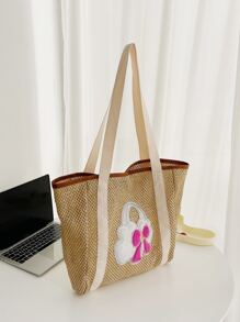 Túi Xách tay Nữ - Màu Khaki - Xem 2