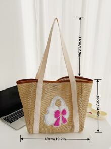 Túi Xách tay Nữ - Màu Khaki - Xem 4