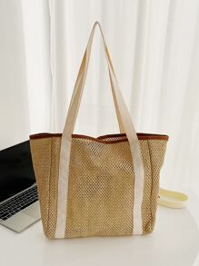 Túi Xách tay Nữ - Màu Khaki - Xem 5