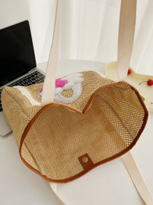 Túi Xách tay Nữ - Màu Khaki - Xem 6