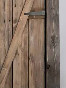 2入組木紋門簾 - 彩色 - 查看 2