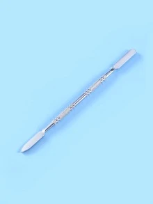 2pcs Stainless Steel Paint Palette Set For Beautiful Nail Art - Silver - View 4