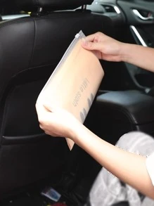 15 piezas Bolsa de basura con estampado de dibujos animados - Rosa vieja - Ver 3