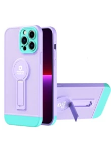 磁性手機殼附支架 - 淡紫色 - 查看 2