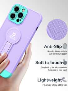 磁性手機殼附支架 - 淡紫色 - 查看 7