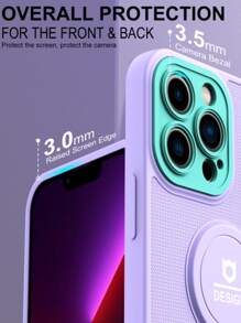 磁性手機殼附支架 - 淡紫色 - 查看 8