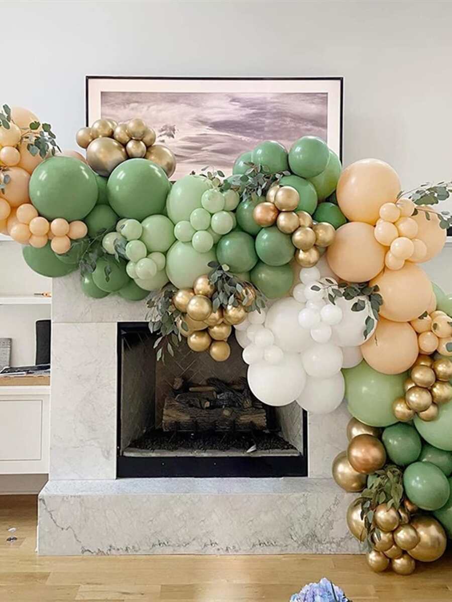 107pcs Mixed Color Balloon Garland - Multicolor - View 1