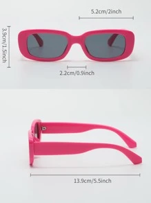 3 pares de gafas de sol con marco cuadrado para el verano, la playa, viajes y actividades al aire libre - Gris - Ver 5