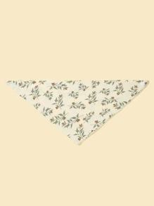 Bebé 5 piezas Babero bandana con patrón de planta - Multicolor - Ver 3