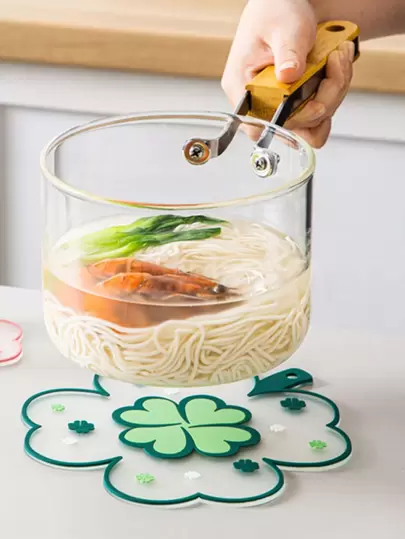 1入組幸運草圖案隔熱墊