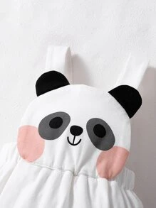 Bodysuits Em bé Đắp vá Hoạt hình - trắng - Xem 3