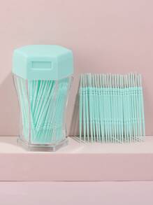 200pcs Hexagonal Bottle Packed Double-Ended Toothpicks, Living Room Home Bedroom Bathroom House Decor, Travel Stuff, Wedding, Party, Birthday, Gifts For Men Mom Dad Friends, New Years, Accessories, Funny Gift