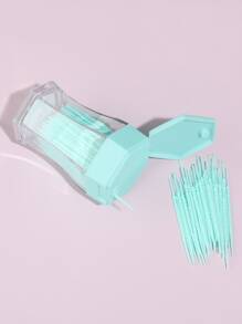 200pcs Hexagonal Bottle Packed Double-Ended Toothpicks, Living Room Home Bedroom Bathroom House Decor, Travel Stuff, Wedding, Party, Birthday, Gifts For Men Mom Dad Friends, New Years, Accessories, Funny Gift