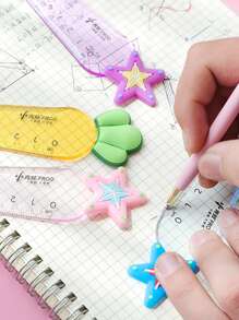 1pc Sword Design Ruler - Red - View 2