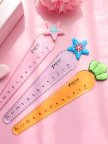 1pc Sword Design Ruler - Red - View 3