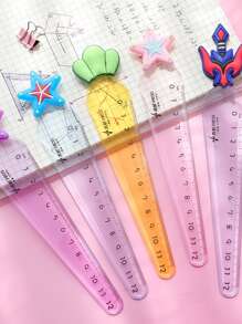 1pc Sword Design Ruler - Red - View 4