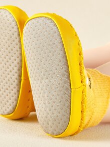 1 par de calcetines antideslizantes con diseño de dibujos animados para bebé, para gateo en interiores, diseño con puntos antideslizantes - Multicolor - Ver 7